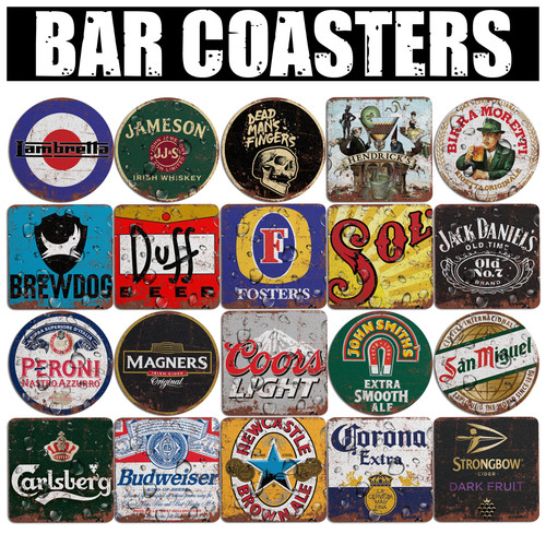 Coasters set home - home, pub