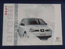 Seat Arosa Prima Plus Brochure