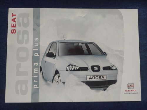 Seat arosa prima plus - prima, brochure
