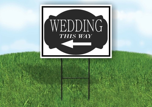 Wedding this way left - way,