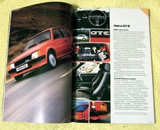 Vauxhall Opel Range 1983 Nova, Chevette,Astra, Cavalier, Manta, Carlton, Senator