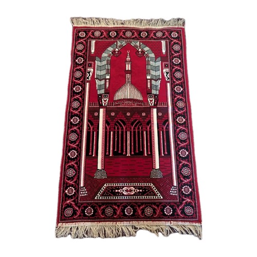 Vintage muslim prayer rug - muslim,