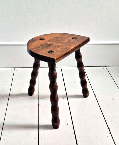 Vintage french bobbin - french, leg