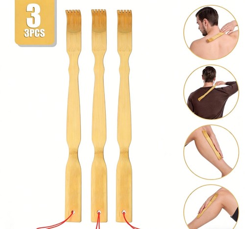 Bamboo back scratcher wooden - scratcher,