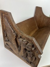 Vintage carved oak - vintage, book