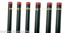 6 x  Fishing Rod  plastic Tubes 3 CARP ROD & 3 STANDARD
