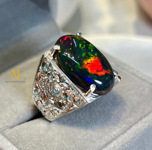 Natural ethiopian black - black, opal