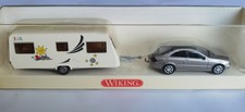 Wiking Team MB CLK with Caravans Dethleffs Never Used in Original Packaging