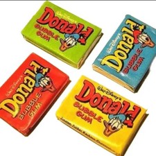 Donald Bubble Chewing Gum ML Leaf Original With Wrappers 100 pcs 1 Box!