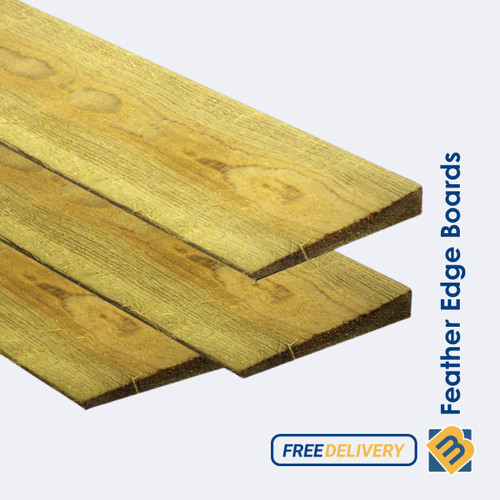 Feather edge boards 6x1 - edge,