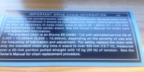 Kawasaki 750 triple chain - kawasaki, "chain