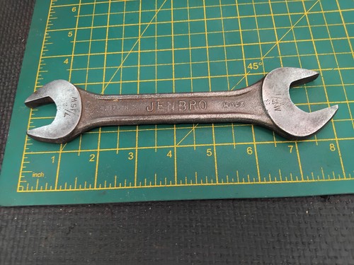 Vintage jenbro spanner w - jenbro, 7/16"w