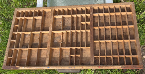 Vintage stevens type press - type,