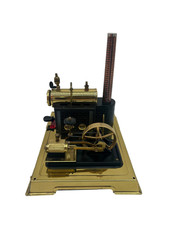 Live Steam Wilesco D106 Stationary Engine Brass German Model Toy