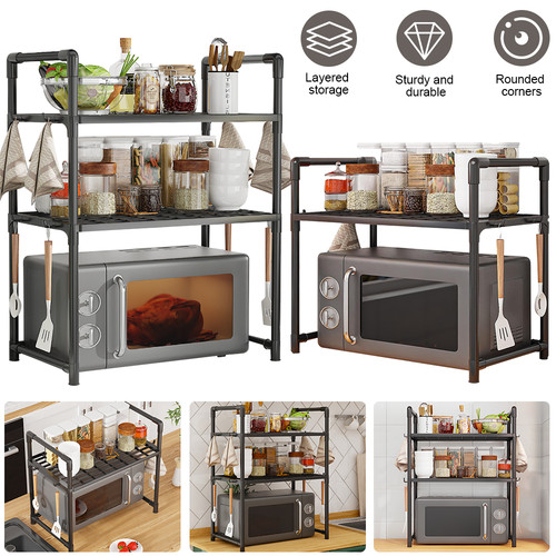 Tier microwave oven - tier, rack