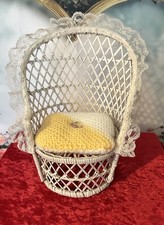 Doll or teddy Chair White