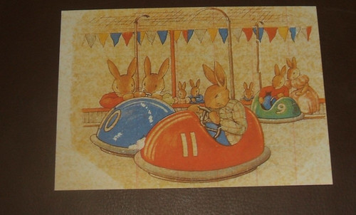 Postcard art bunnykins - postcard,