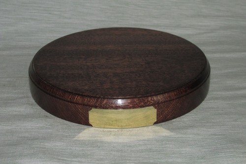 Engraved hardwood display - engraved,