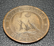 1864-A France 10 Centimes –