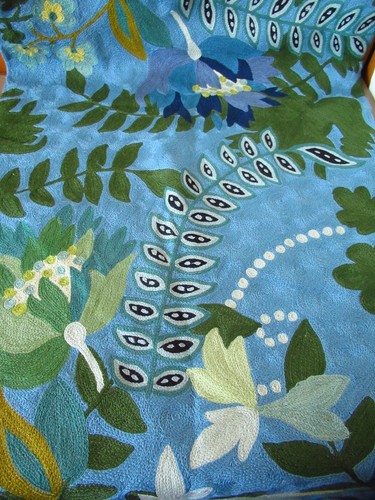Vintage embroidered panel - vintage,