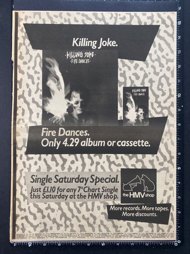 Killing joke fire dance hmv - killing,