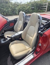Mazda MX5 Beige Leather Seats