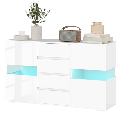 Homcom led sideboard - homcom, high