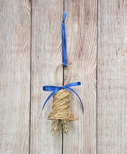 Handcrafted straw corn dolly - handcrafted,