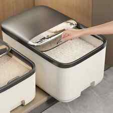 5/10KG Kitchen Rice Dispenser Storage Container with Lid Grain Pasta Sealed Dry