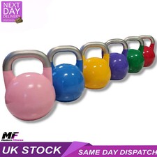 Kettlebells Chrome Handle for Extra Grip Weights 8kg - 18kg Competition Style