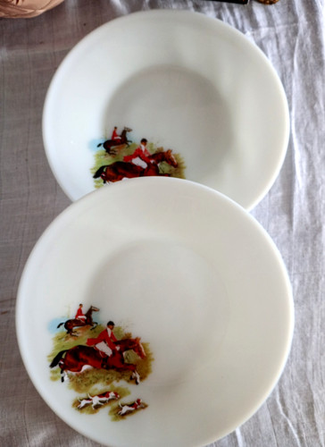 Pyrex tally ho hunting - tally,