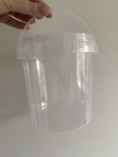 Clear storage bucket sweet - bucket,