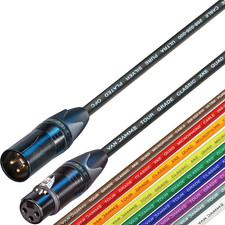 Van Damme Starquad Balanced Cable Neutrik Gold XLR to XLR Microphone Lead