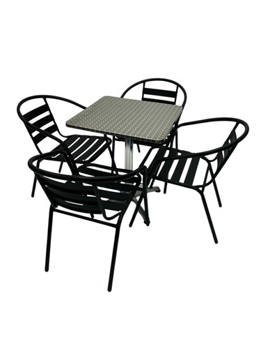 Black metal bistro sets - bistro, sets,