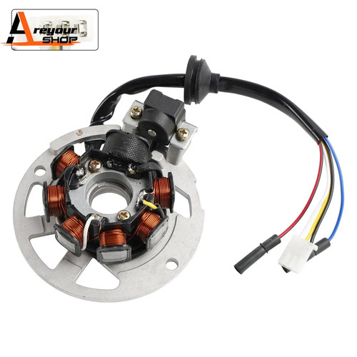 Wire magneto stator - 5-wire, 2