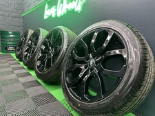 Discovery Sport Evoque HSE 20” Gloss Black Style 5004 Alloy Wheels & 7mm+ Tyres!