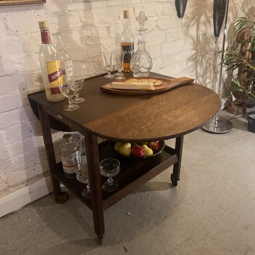 Antique tier trolley drinks - antique,