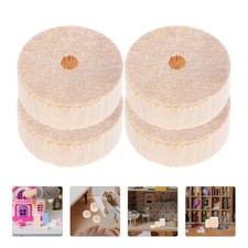 10pcs Wood Wheels Wooden Toy