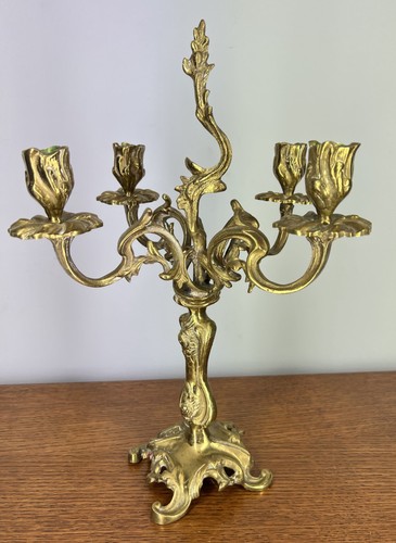 Candelabra vintage brass - candelabra,
