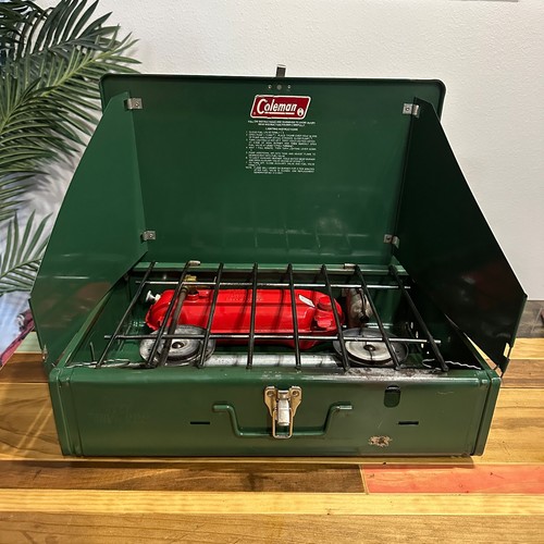 Vintage coleman 2 burner - coleman, 6/83