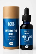 Methylene Blue 2% Concentrate, 50ml Glass Dropper, Ultra High Quality USP Grade