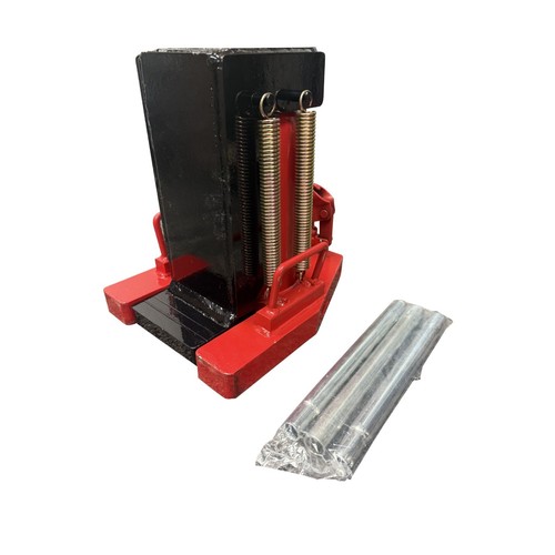 Hydraulic toe jack with ton - toe,