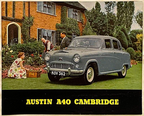 Austin a40 brochure c1955 - a40,