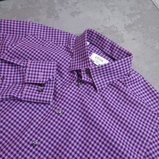 Eton Check Shirt Mens 16.5
