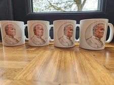 4 x Pope John Paul II mugs