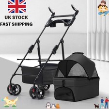 Airplane Approved Pet Stroller - Dog Cat Foldable Cabin Carrier Buggy Cart