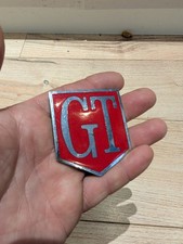 Vintage GT Red Enamel Car