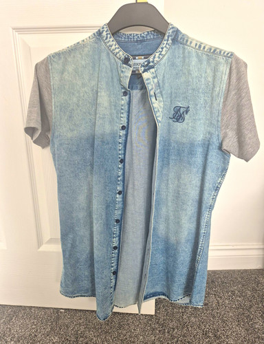 Siksilk men blue - s, blue/grey