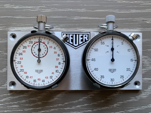 Heuer stopwatch set both - set, (both