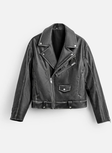 Zara washed leather effect - washed,